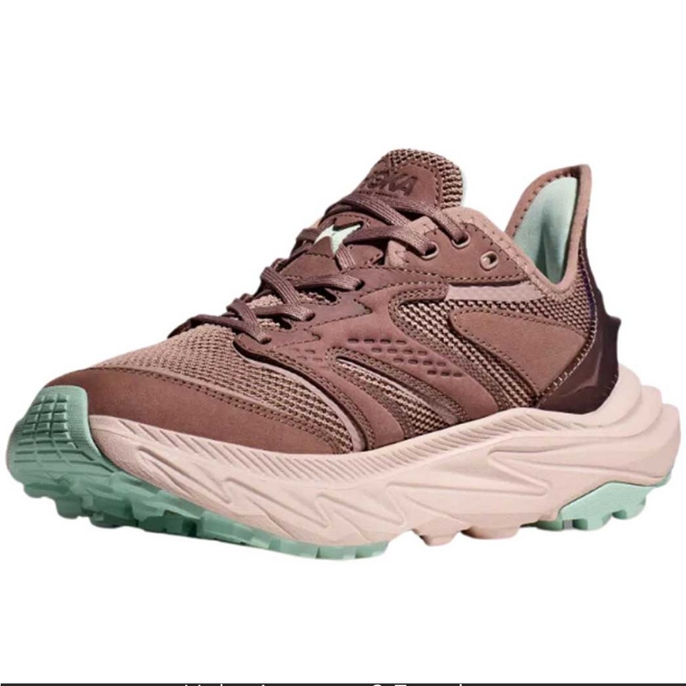 Women’s HOKA Anacapa 2 Freedom Trail Runner size 9.5B Quartzite/Cosmic Pearl